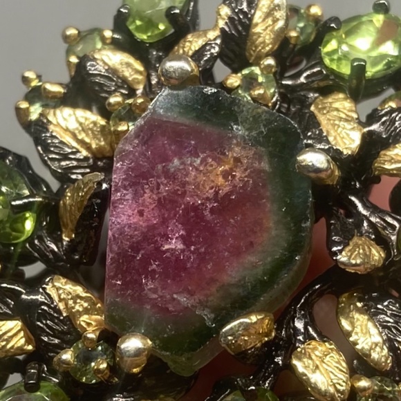 Watermelon Tourmaline Ring, Size 9 - Picture 12 of 12
